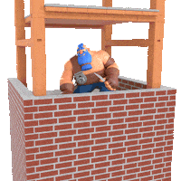 Construction Supercell Sticker by Everdale