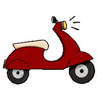 ludvago travel bike trip drive Sticker