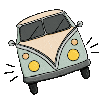 ludvago car travel world go Sticker