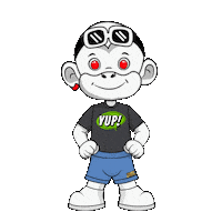 Affirmation White Monkey Sticker by Zhot