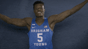 Byu Basketball Gocougs GIF by BYU Cougars