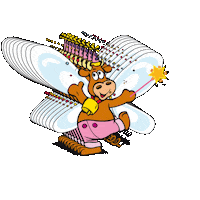 Party Pink Sticker by Bauernhofurlaub.de