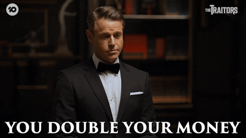 Money GIF by The Traitors Australia