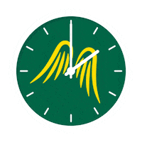 Spring Clock Sticker by Provinzial