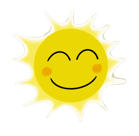 Happy Sun Sticker