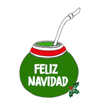 Feliz Navidad Sticker by Yerba Mate Argentina