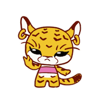 Bravinhos kawaii wink okay blink Sticker