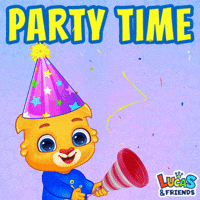 Dance Party Dancing GIF by Lucas and Friends by RV AppStudios
