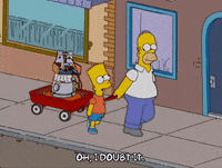 moving homer simpson GIF
