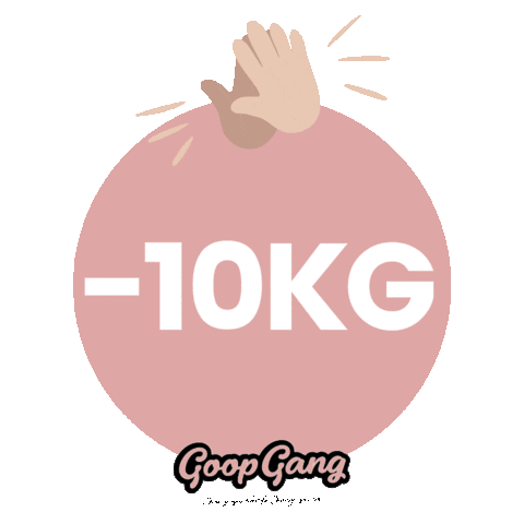 goopgangau giphyupload weight loss weightloss gut health Sticker