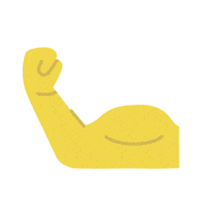 SUCO_org strong muscle arm bicep Sticker