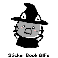 Scared Scaredy Cat Sticker by Sticker Book iOS GIFs