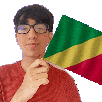Holding Republic Of The Congo Sticker