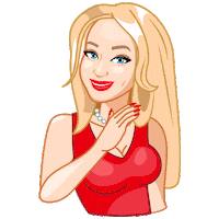 Beautiful Girl Smile Sticker