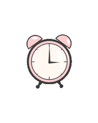 Clock Alarm Sticker by Bleu Libellule