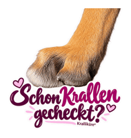 Hund Pfote Sticker by Natalie