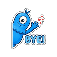 See Ya Goodbye Sticker by Momo & Tulus