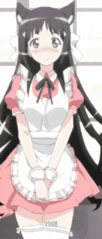 Surprised Cat Girl GIF