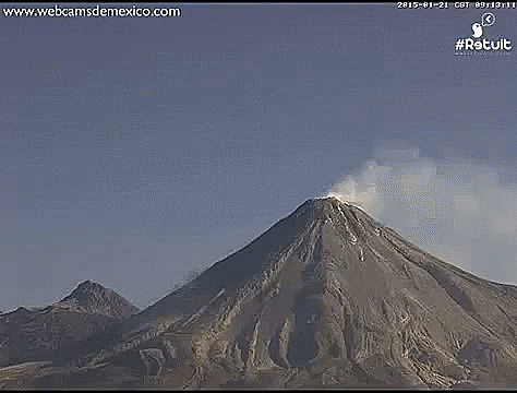 mexico volcano GIF