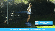 fitintennis resistance band fitness coach upper body female workout GIF