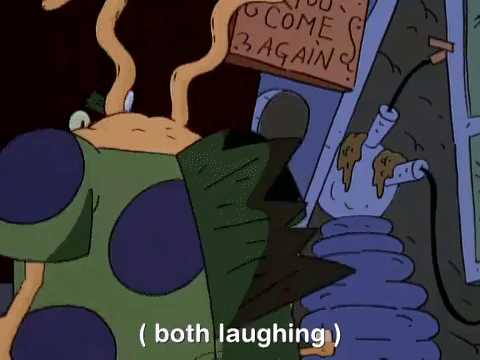 nickrewind giphydvr nicksplat aaahh real monsters giphyarm037 GIF