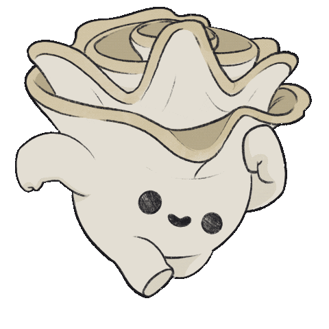 morgankendricsawyer running mushroom on the run mushroom run Sticker