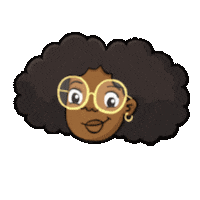 Happy Girl Sticker by Coily and cute