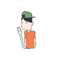 milimilvil text support message coding Sticker