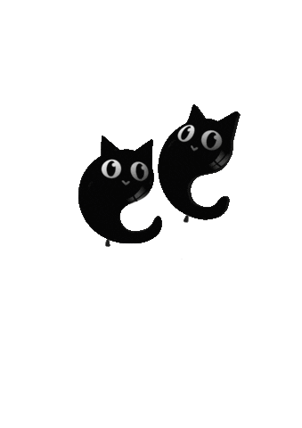 Cat Balloon Sticker by Catsmart Marketing