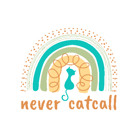 barkback_clothing respect catcalling catcall barkback Sticker