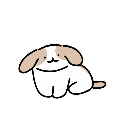 Happy Dog Sticker