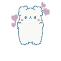 Kumotto love heart pink kawaii Sticker