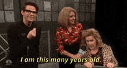 amy schumer i am this many years olf GIF by Saturday Night Live