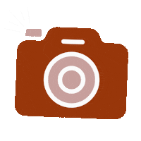 Camera Click Sticker by Denyza Tulum Photography