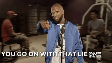 lying rickey smiley GIF by TV One