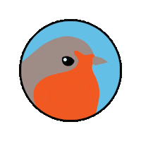 redrobinrecords coffee red robin redrobin redrobinrecords Sticker