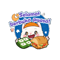 Cat Ramadan Sticker by Tenaga Nasional