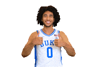 College Basketball Kiss Sticker by Duke Men's Basketball