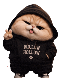 Cat Hello Sticker