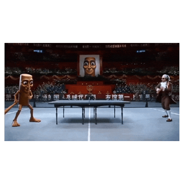 Ping Pong Duel Sticker