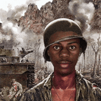 Thousand Yard Stare Speed GIF