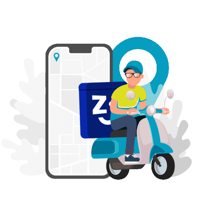 voizmx super delivery moto driver Sticker