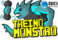 biowellness treino monstro biowellness bio wellness Sticker