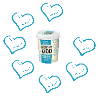 vanilla vegan ice cream Sticker by Over The Moo