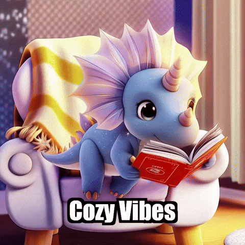 Relax Reading GIF by Divineasaur