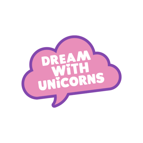 Dream Unicorn Sticker by Onix Pink Shop