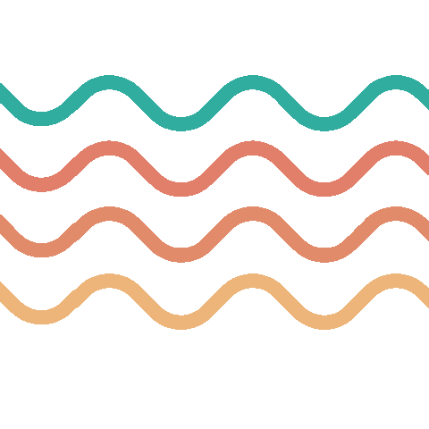 Waves Lines Sticker