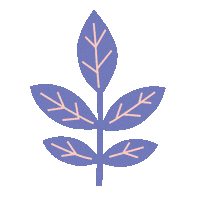 Fleur Feuille Sticker by klindoeil
