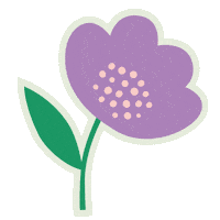 Flower Fleur Sticker by minilabo