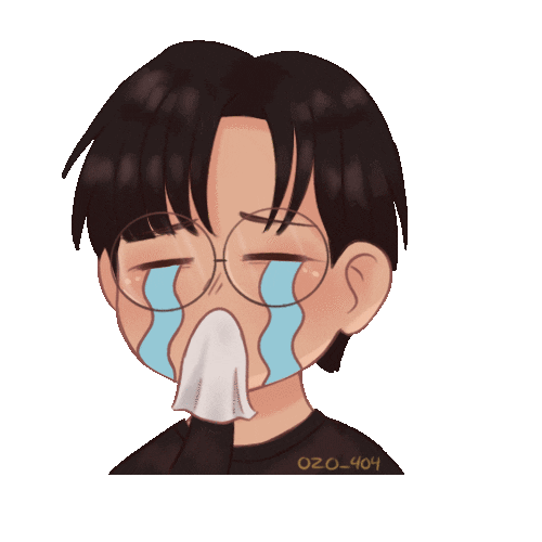 Sad Cry Sticker